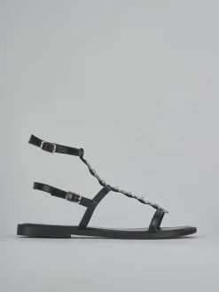 Discount Sandali tacco 1cm pelle Donna Sandali Tacco Basso