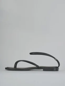 Sandali tacco 1cm pelle Donna Sandali Tacco Basso