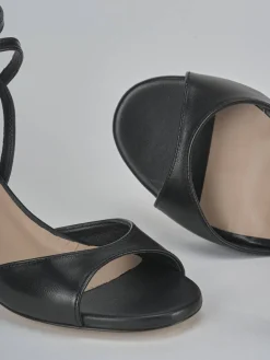 Discount Sandali tacco 5cm pelle Donna Sandali Tacco Alto