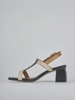 Clearance Sandali tacco 5cm pelle Donna Sandali Tacco Alto