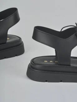 Clearance Sandali tacco 1cm pelle Donna Sandali Tacco Basso