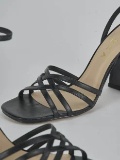 Sale Sandali tacco 8cm pelle Donna Sandali Tacco Alto