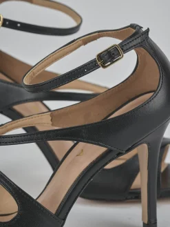 Sale Sandali tacco 9cm pelle Donna Sandali Tacco Alto