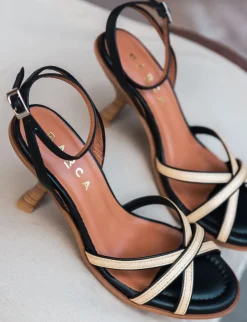 Online Sandali tacco 8cm pelle Donna Sandali Tacco Alto