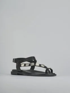 Discount Sandali tacco 1cm pelle Donna Sandali Tacco Basso