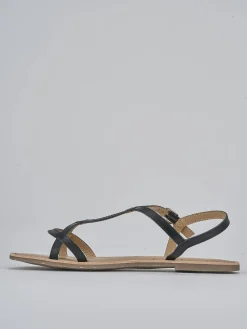 Sale Sandali tacco 1cm pelle Donna Sandali Tacco Basso