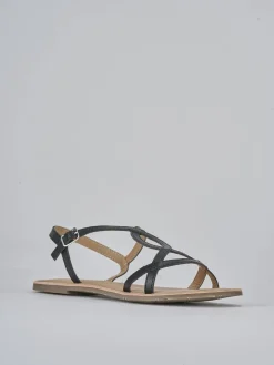 Sale Sandali tacco 1cm pelle Donna Sandali Tacco Basso