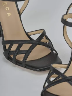 Discount Sandali tacco 9cm pelle Donna Sandali Tacco Alto