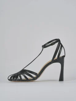 Sandali tacco 9cm pelle Donna Sandali Tacco Alto