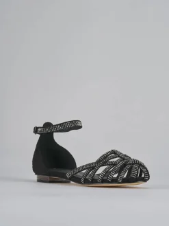 Sale Sandali tacco 1cm pelle Donna Sandali Tacco Basso