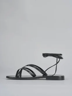 Sale Sandali tacco 1cm pelle Donna Sandali Tacco Basso