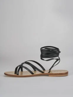 Best Sandali tacco 1cm pelle Donna Sandali Tacco Basso