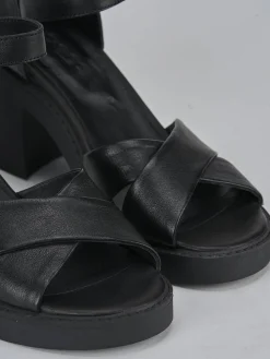 Sale Sandali tacco 7cm pelle Donna Sandali Tacco Alto