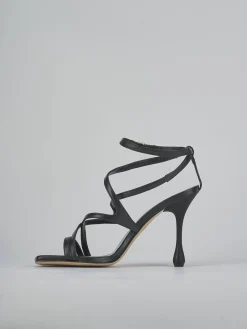 Hot Sandali tacco 8cm pelle Donna Sandali Tacco Alto