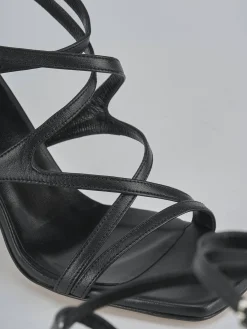 Hot Sandali tacco 8cm pelle Donna Sandali Tacco Alto