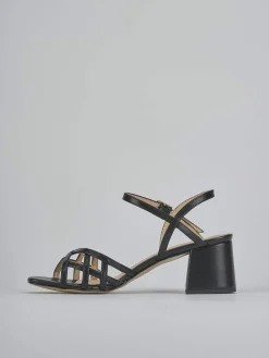 Sandali tacco 5cm pelle Donna Sandali Tacco Alto