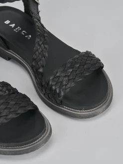 Sandali tacco 1cm pelle Donna Sandali Tacco Basso