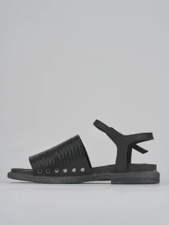 Hot Sandali tacco 1cm pelle Donna Sandali Tacco Basso