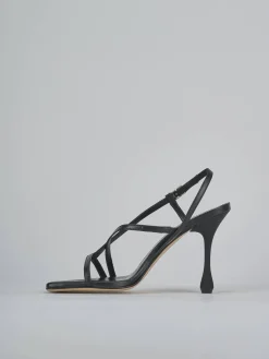 Clearance Sandali tacco 10cm pelle Donna Sandali Tacco Alto