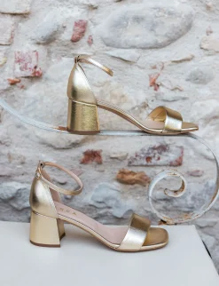 Discount Sandali tacco 6cm pelle Donna Sandali Tacco Alto