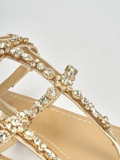 Best Sandali tacco 1cm pelle Donna Sandali Tacco Basso