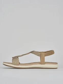 Clearance Sandali tacco 1cm pelle Donna Sandali Tacco Basso