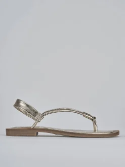 New Sandali tacco 1cm pelle Donna Sandali Tacco Basso