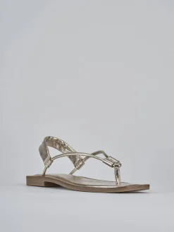 New Sandali tacco 1cm pelle Donna Sandali Tacco Basso