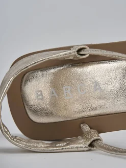 New Sandali tacco 1cm pelle Donna Sandali Tacco Basso