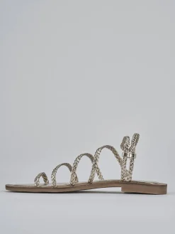 Discount Sandali tacco 1cm pelle Donna Sandali Tacco Basso