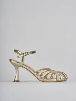 Outlet Sandali tacco 6cm pelle Donna Sandali Tacco Alto