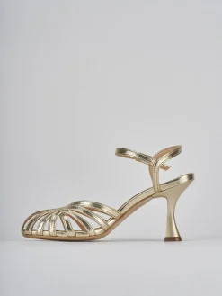 Outlet Sandali tacco 6cm pelle Donna Sandali Tacco Alto