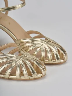 Outlet Sandali tacco 6cm pelle Donna Sandali Tacco Alto