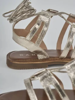 Discount Sandali tacco 1cm pelle Donna Sandali Tacco Basso