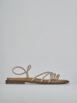 Online Sandali tacco 1cm pelle Donna Sandali Tacco Basso