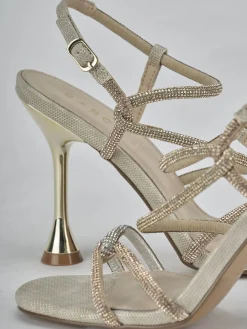 Online Sandali tacco 10cm pelle Donna Sandali Tacco Alto