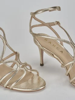 New Sandali tacco 7cm pelle Donna Sandali Tacco Alto