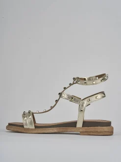 Clearance Sandali tacco 1cm pelle Donna Sandali Tacco Basso