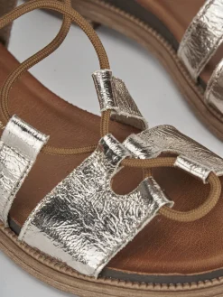 Best Sandali tacco 1cm pelle Donna Sandali Tacco Basso