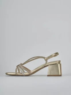 Hot Sandali tacco 5cm pelle Donna Sandali Tacco Alto