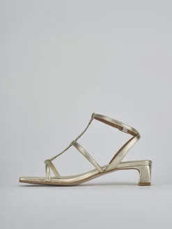 Best Sandali tacco 4cm pelle Donna Sandali Tacco Basso