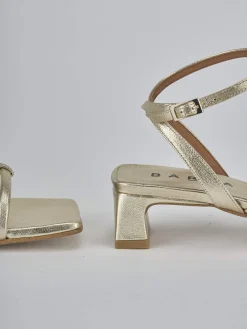 Best Sandali tacco 4cm pelle Donna Sandali Tacco Basso