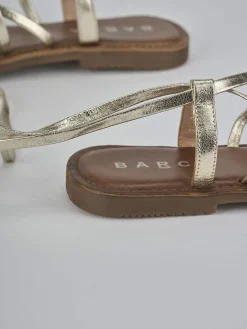 Discount Sandali tacco 1cm pelle Donna Sandali Tacco Basso