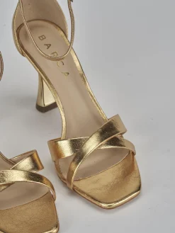 Discount Sandali tacco 9cm pelle Donna Sandali Tacco Alto