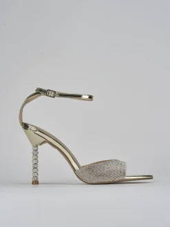 Discount Sandali tacco 9cm pelle Donna Sandali Tacco Alto