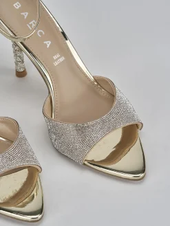 Discount Sandali tacco 9cm pelle Donna Sandali Tacco Alto