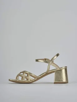 New Sandali tacco 5cm pelle Donna Sandali Tacco Alto