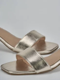 Clearance Sandali tacco 5cm pelle Donna Sandali Tacco Alto