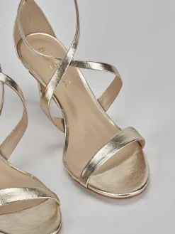 New Sandali tacco 7cm pelle Donna Sandali Tacco Alto