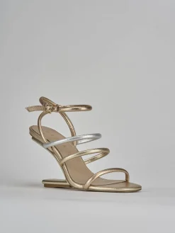 Clearance Sandali tacco 9cm pelle Donna Sandali Tacco Alto